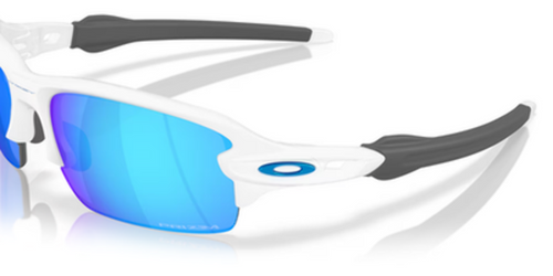 Oakley OO9511-0259 Flak 2.0 S Sunglasses Polished White/Prizm Sapphire Lenses