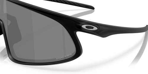 Oakley OO9484D-0149 RSLV Sunglasses Matte Black Shield Frame w/ Prizm Black Lens