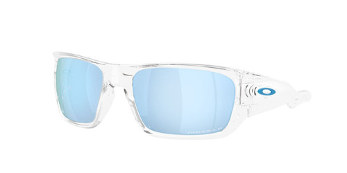 Oakley OO9486-0760 Masseter Sunglasses Polished Clear/Prizm Deep Water Polarized