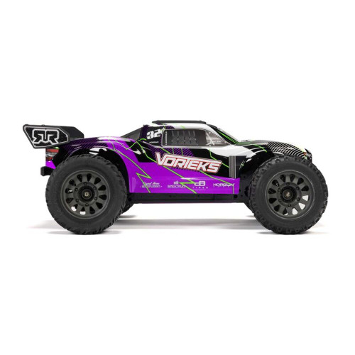 ARRMA 1/10 VORTEKS 2WD RTR Brushed Stadium Truck (Battery & Charger Included) Purple