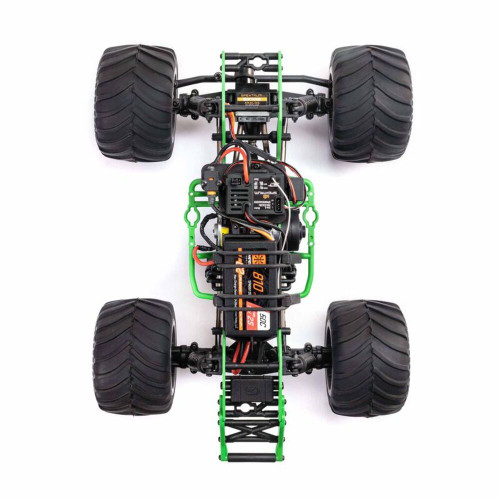 Losi 1/18 Mini LMT Grave Digger 2S 4X4 RTR Brushed Monster Truck- Green