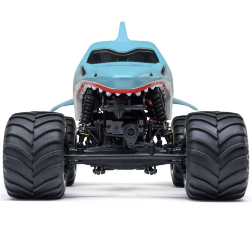 Losi 1/18 Mini LMT Megalodon 2S 4X4 RTR Brushed Monster Truck- Blue