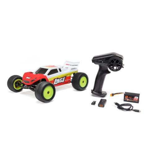 Losi 1/18 Mini-T 2.0 2S 2WD RTR Brushless Stadium Truck- Red