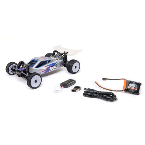Losi 1/24 Micro-B 2WD Buggy- Silver RTR
