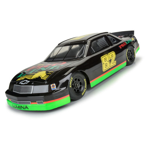 Pro-Line Racing Goodyear Eagle Tire F/R MTD Steel Racing Wheels Black for Losi NASCAR (PRO1025910)