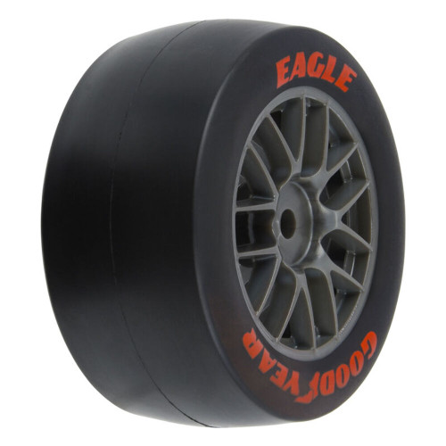 Pro-Line Racing Goodyear Eagle Option Tire F/R MTD Grey for Losi NASCAR Race Car (PRO1030410)