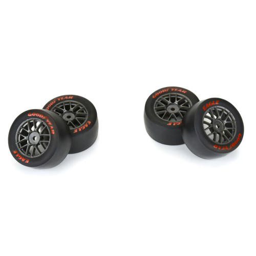 Pro-Line Racing Goodyear Eagle Option Tire F/R MTD Grey for Losi NASCAR Race Car (PRO1030410)