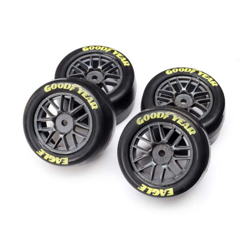 Losi Goodyear Eagle Mounted Tires, Soft (4): NG (LOS-1937)