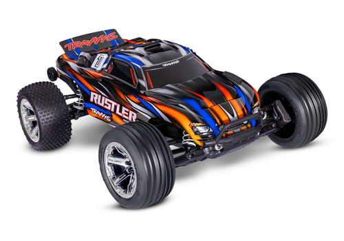 Traxxas Rustler 2WD BL-2s- Orange (37354-4-ORNG)