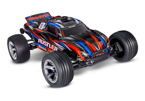 Traxxas Rustler 2WD BL-2s- Red (37354-4-RED)