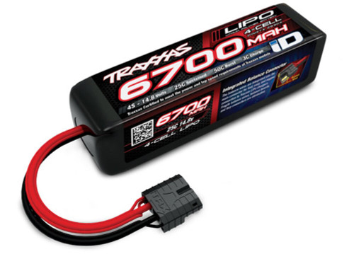 Traxxas 6700 mAh 14.8 Volt 4-Cell LiPo Battery (2890X)