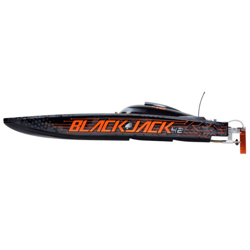 Pro Boat Blackjack 42-inch Brushless 8S Catamaran - Black/Orange RTR (PRB08043T1)