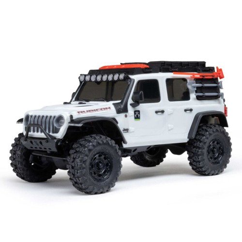 Axial 1/30 SCX30 Jeep Wrangler JLU 4X4 RTR Brushed Rock Crawler (Battery & Charger Included), White (AXI-2261T2)