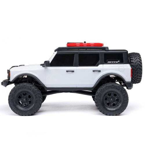 Axial 1/24 SCX24 Ford Bronco 4X4 RTR Brushed Rock Crawler (Battery & Charger Included) White (AXI00006V2T4)