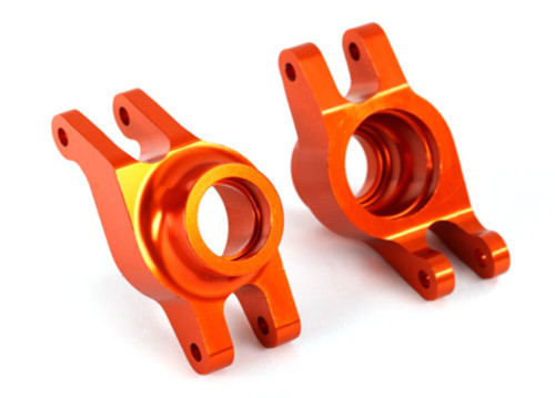 Traxxas Orange Aluminum Stub Axle Carriers (L&R) (8952A)