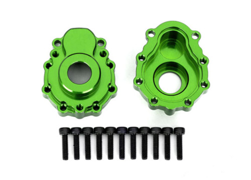 Traxxas Green Aluminum Outer Portal Housings (2) (8251G)