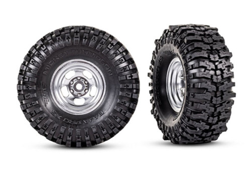 Traxxas TRX-4M 1" Satin Wheels w/ MT Baja Pro Tires (2) (9872)