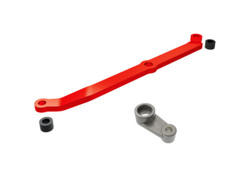 Traxxas Red Aluminum Steering Link & Metal Servo Horn (9748-RED)