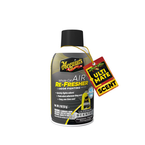 Meguiars G260102 Whole Car Air Refresher Spray | Ultimate Scent 2oz Aerosol