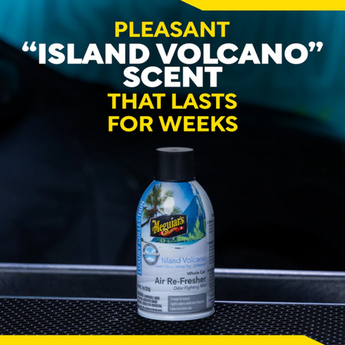 Meguiar's G262502 Air Re-Fresher Island Volcano Refreshing Scent 2 oz Aerosol
