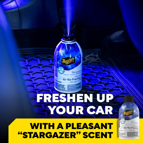 Meguiars G262702 Whole Car Air Refresher Spray | Stargazer Scent 2oz Aerosol