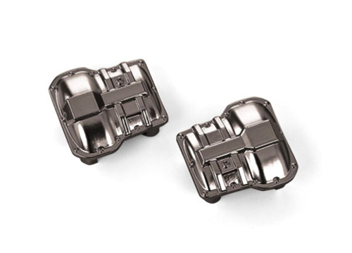 Traxxas Black Chrome Axle Covers (F&R) (9738-BLKCR)