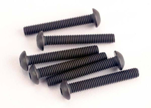 Traxxas Button-Head Machine Screws 3x20 mm (6) (2580)