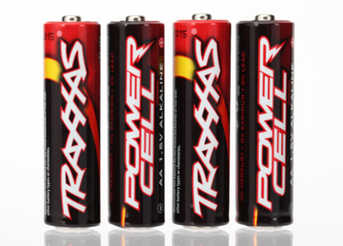 Traxxas AA Power Cell Alkaline Batteries (4) (2914)