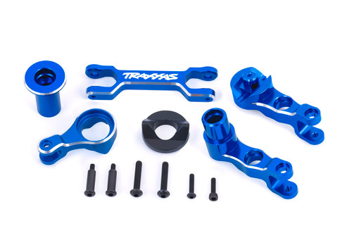 Traxxas X-Maxx Blue Aluminum Steering Bellcranks (7746-BLUE)