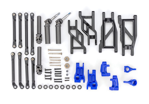 Traxxas Extreme HD Driveline and Suspension Upgrade Kit- Blue (TRX9180-BLUE)