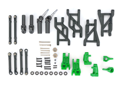 Traxxas Extreme HD Driveline and Suspension Upgrade Kit- Green (TRX9182-GRN)
