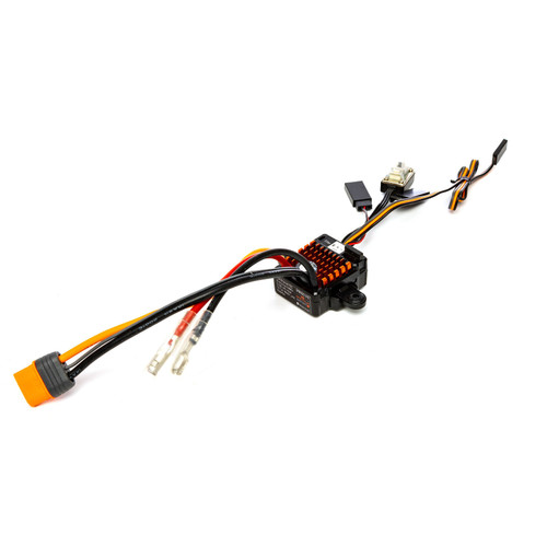 Spektrum Firma 70A Brushed Smart ESC, 2S-3S: IC3 / 35T Brushed Motor SPMXSEMC12