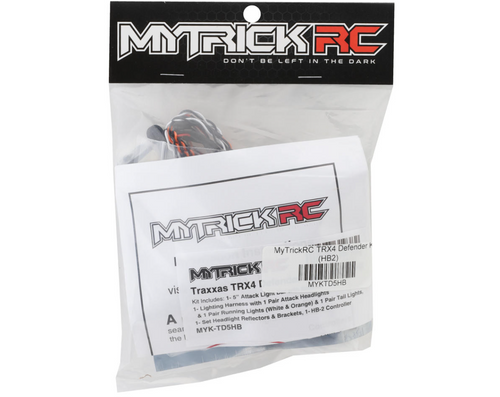 MyTrickRC LED Light Kit w/HB2 Controller for TRX4 Defender (MYKTD5HB)