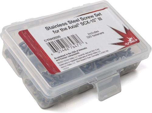 Dynamite Stainless Steel Screw Set Axial SCX10 III Electric Car/Truck DYNH2025