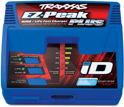 Traxxas EZ-Peak Plus 4-Amp NiMH/LiPo Fast Charger with iD Auto Battery TRX2970