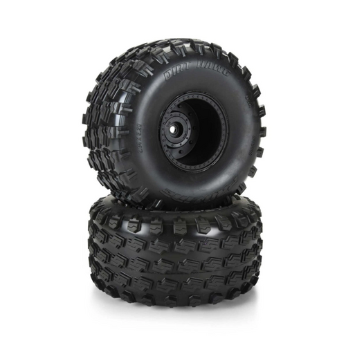 Pro-Line Dirt Hawg 2.0 F/R 2.6" MT Tires Stock Wheel For ARRMA QUAKE PRO1033910