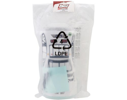 Losi 1/12 NASCAR 2024 Ford Mustang Body Clear Pre-trimmed Un-painte (LOS-1917)