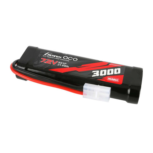 Gens Ace 6-Cell 7.2V NiMh Battery w/Tamiya Connector (3000mAh) GEANM6S3000T