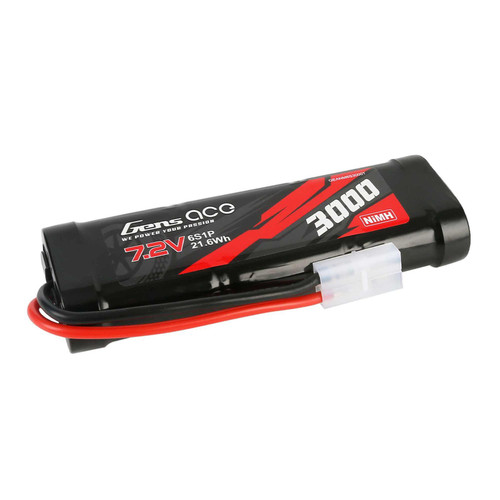 Gens Ace 6-Cell 7.2V NiMh Battery w/Tamiya Connector (3000mAh) GEANM6S3000T