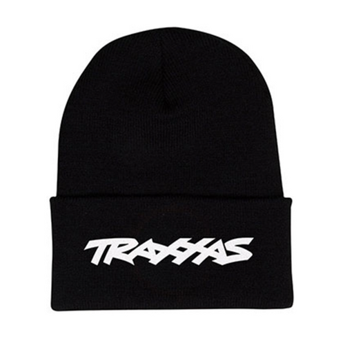 Traxxas Adult Unisex Black Folded Beanie With White Logo Acrylic TRX1189BLKAD