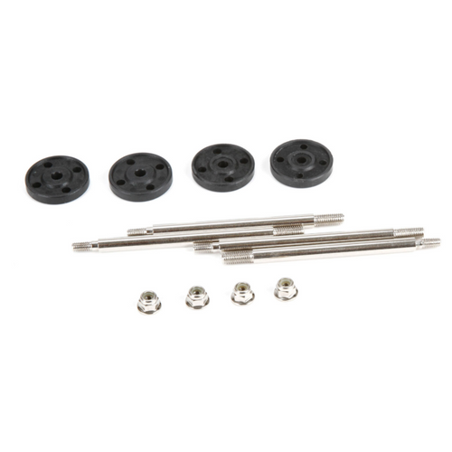 Losi Front/Rear Shock Shaft & Piston Set Lock Nut MTXL/DBXL-E/DBXL 2.0 LOS253005