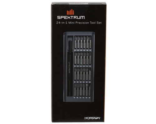 Spektrum Smart 24 in 1 Mini Precision Tool Set Compact S2 Steel Black SPMXT1000