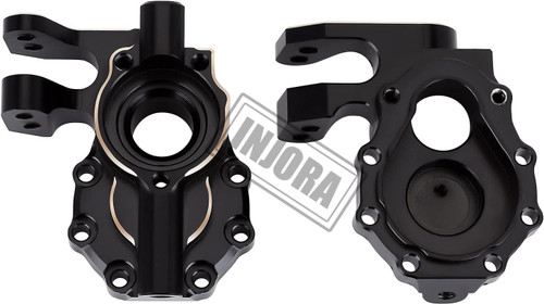 Injora Black Brass Counterweight 55g Drive Housing for TRX-4 TRX-6 TRX4-8252BK