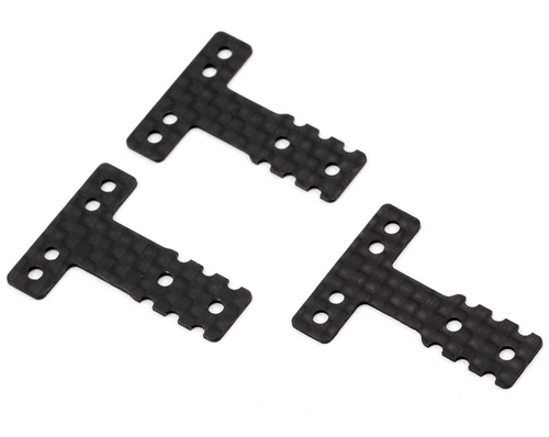 Kyosho Carbon Fiber Rear Suspension Plate Soft/MM/LM/MM2/3pcs Black KYOMZW403S