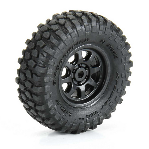 Pro-Line 1/30 BFG Krawler T/A KX F/R MTD Black Icon Nuevo (4) for Axial SCX30 PRO1030610