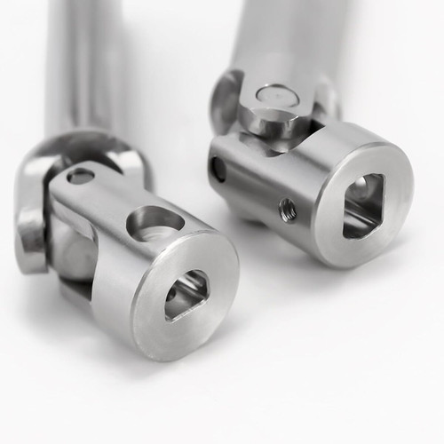 INJORA Stainless Steel Drive Shafts for 1/18 RC Crawler TRX4M High Trail 4M-72SR