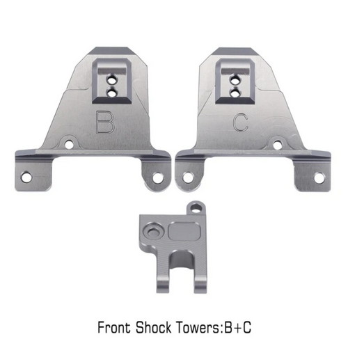 INJORA CNC Aluminum Alloy Front & Rear Shock Towers Mount Traxxas TRX4-8216GL