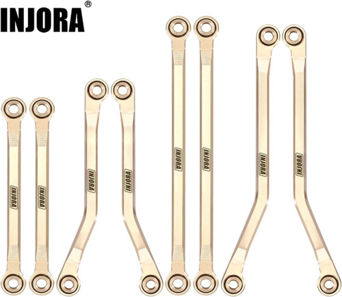 INJORA Brass High Clearance Links Set for 1/18 TRX4M Defender Bronco 4M-40