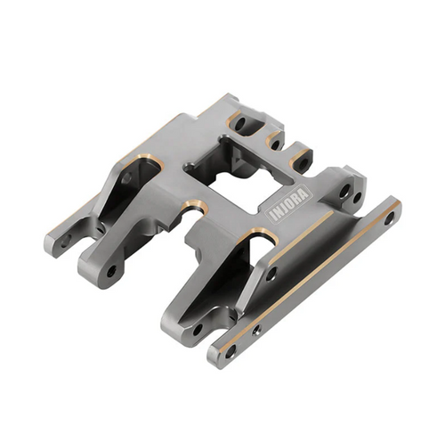 INJORA 53g/pcs Brass Skid Plate Transmission Mount for 1/18 RC X4M (4M-67)