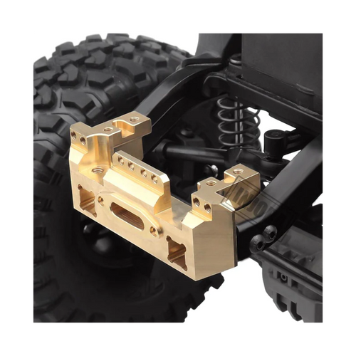 INJORA Metal Front Bumper Mount Servo Stand Winch Spool for TRX-4 CRAW18301_YE